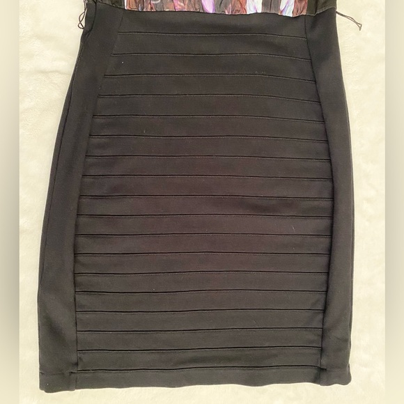 Express Belted Floral Print Dress Small - Picture 11 of 13